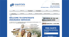 Desktop Screenshot of expatriate-insurance.com
